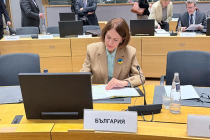 Министър Надежда Нейнски участва в заседание на Съвет на ЕС „Външни работи“